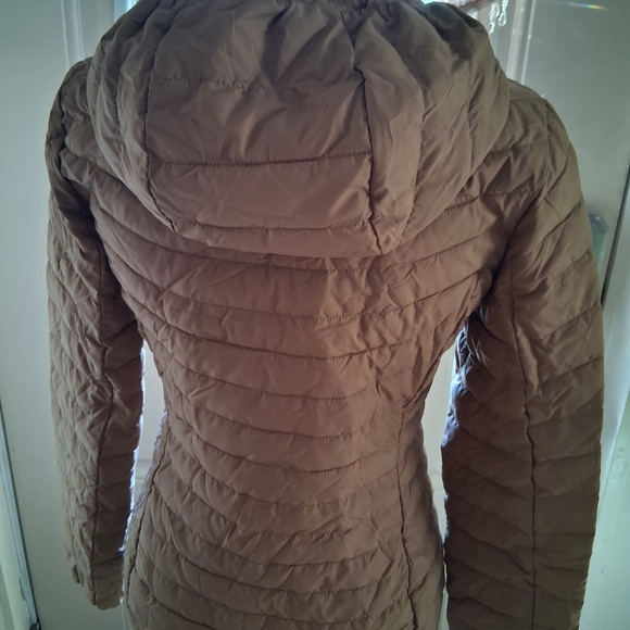 32 Degrees Women's Tan Puffer Jacket - Picture 2 of 2